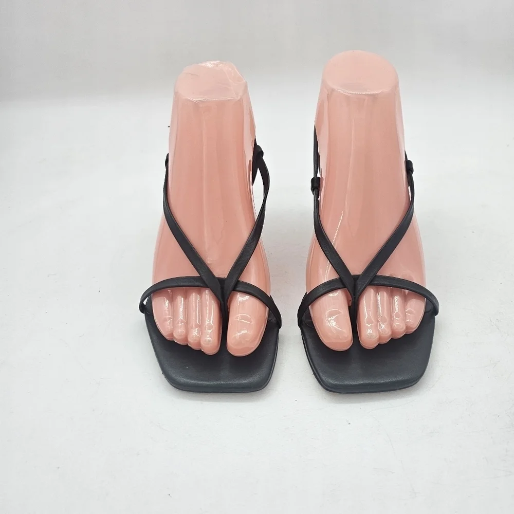 Dolce Vita Laury Black Strappy Sandals Made in Brazil Women’s Size 7.5